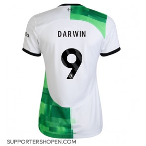 Liverpool Darwin Nunez #9 Borta Matchtröja Dam 2023-24 Kortärmad